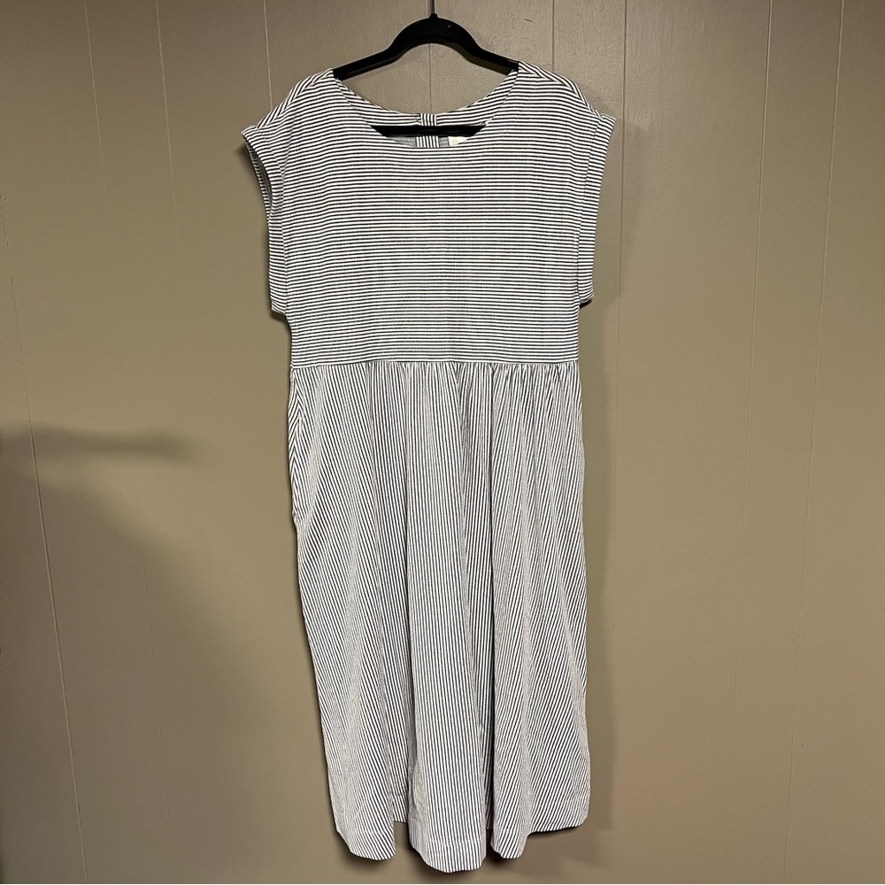 Anthropologie Maeve striped midi dress size large